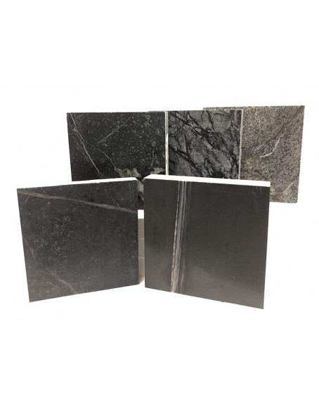Natural Soapstone Countertop, Non-porous Heat Resistant, Multifunctional, Slab, Tile, Sink or Masonry Heater, Suitable for Kitchen, Bathroom, Sample Kit