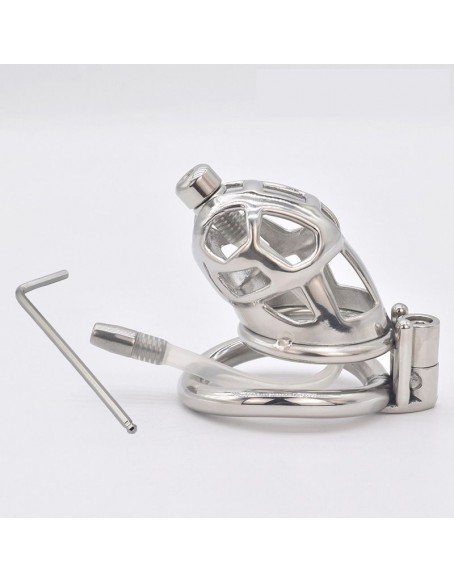 Stainless Steel Male Chastity Urethral Tube