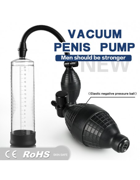 Cock Pump Penis Enlarger Sex Toys for Beginners, Penis Enlargement Pump with 1pcs Lifelike Vagina Sleeve, 8.66 Inch