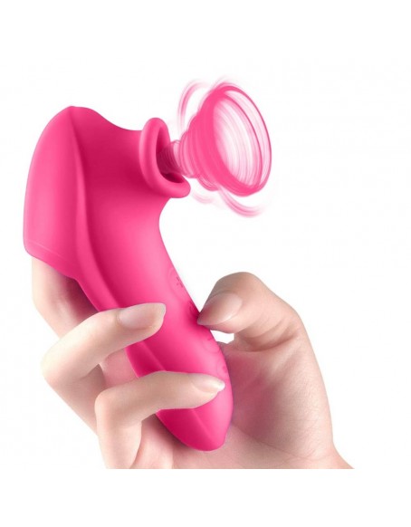 Air-pulse Clitoris Stimulator with 7 Intensities, Waterproof Rose Clit & Nipple Stimulation, Silicone Sucking Sex Toy for Women, Rechargeable Best Toys for Clitoral Stimulation