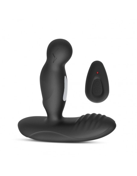 Vibrating Anal Sex Toy with Electric Shock, Anal Plug Vibrator with 16 Vibration Modes and 3 Wiggle Motion Remote Control for Hands Free Play