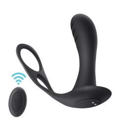 Vibrating Anal Toy 10 Vibration Modes Prostate Massager, best Butt Stimulator Plug for Male and Women, Strong Thrusting Motion and 32ft Remotely Control