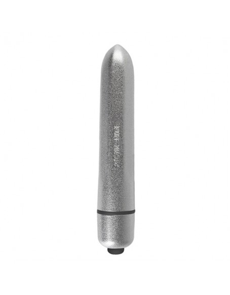 16 Speed and Waterproof Mini Vibrator Bullet, Silver 3.6 Inch Anal Bullet Vibrator Toy with Simple One Button Speed Control for Women, Waterproof