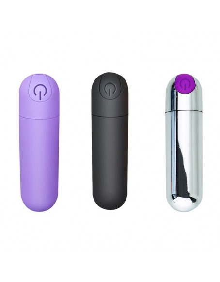 Small Bullet Vibrator for Women with 10 Modes, Black Sex Bullet Vibe Sex Toy,usb Rechargeable Waterproof Vaginal Anal Massager