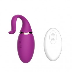 Cheap Wireless Silicone Remote Control Purple Vibrating Bullet Egg with 10 Powerful Vibration Speeds, Waterproof Wireless Vibrating Egg Sex Toys for Couples