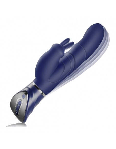G Spot Vibrator & Rabbit Dildo for Clitoral G Spot Stimulation, Rabbit Massager & Rabbit Vibe Dual Motors with 10 Vibration Modes, Rechargeable Rabbit Vibrators Adult Sex Toys for Women & Couple, Silicone