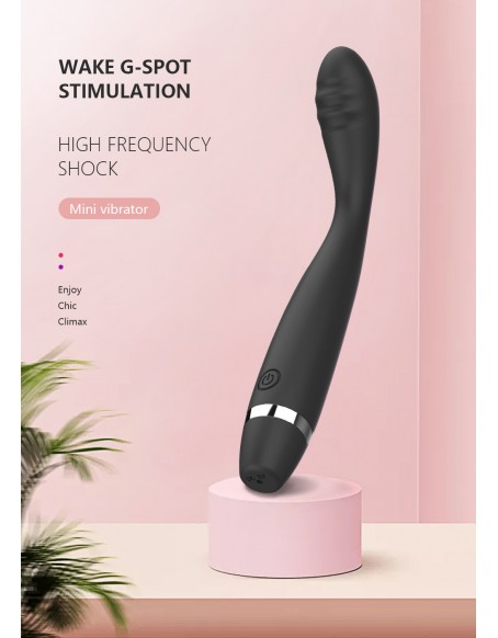 Black G Spot Vibrator Vagina Massagers Stimulation 10 Vibration Modes 4 in 1 Vibrator for Finger Adult Sex Toys