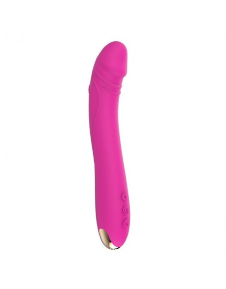 Red Powerful G Spot Dildo Vibrator for Deep Penetration Adult Women Sex Toys 10 Vibrations One Click to Orgasm Vibes Silicone Soft Vibrator for Solo Play or Couples Fun