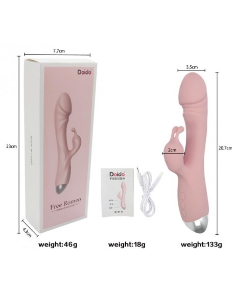 Cheap Pink Bunny Vibrator Girl Using Rabbit Vibe Sex Toy Powerful Anal Dildo