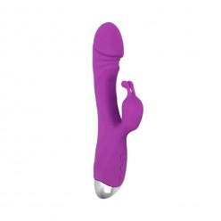 Purple Bunny Vibrator with 10 Vibrating Mode Adult Female Vibrating Rabbit Toy