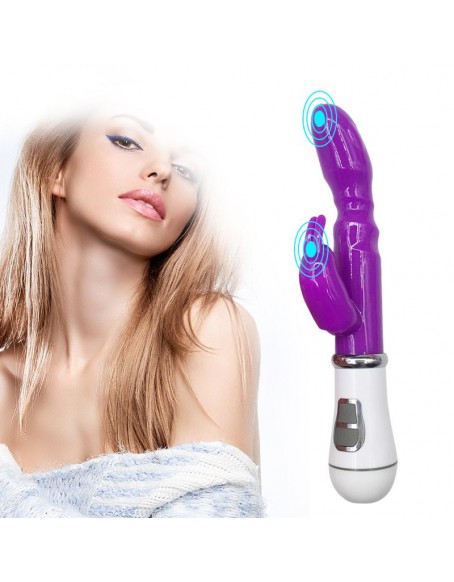 Rabbit Vibrator for Women Vaginal Health Jack Female Vibrating with 12 Magic Speeds 12 Vibration Modes for Sex Purple
